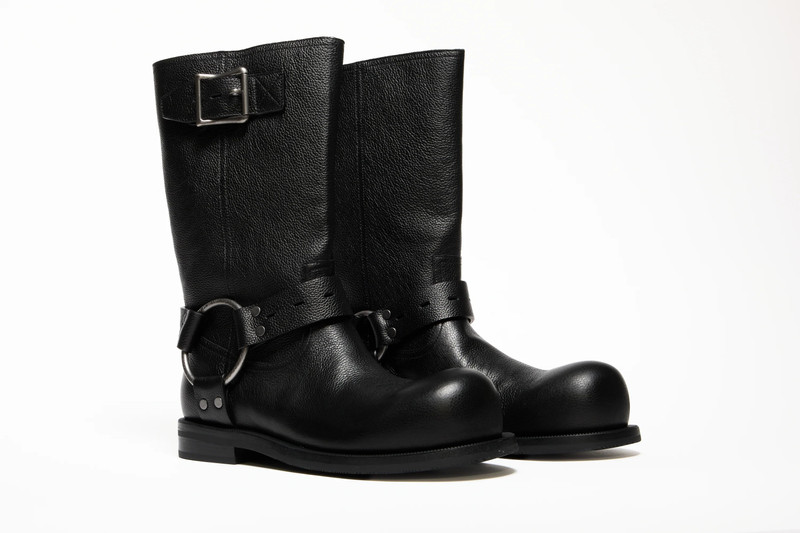 Martine Rose Martine Rose O Ring Moto Boot Black outlook