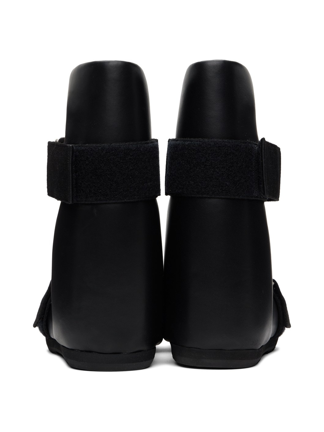 Black Low Splint Sandals - 2