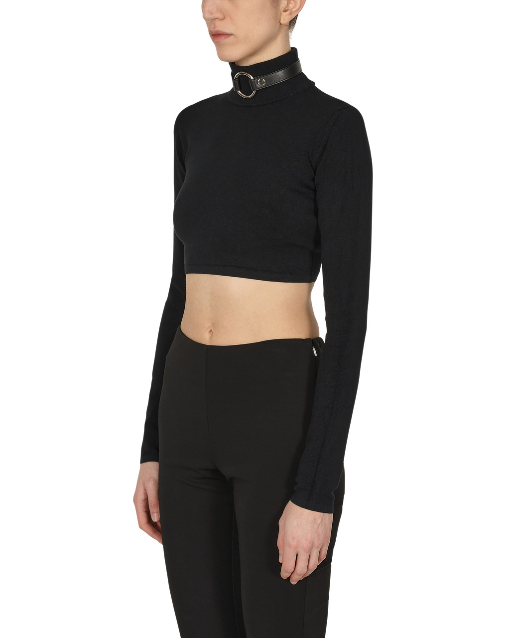 CROPPED KNIT TURTLENECK - 3