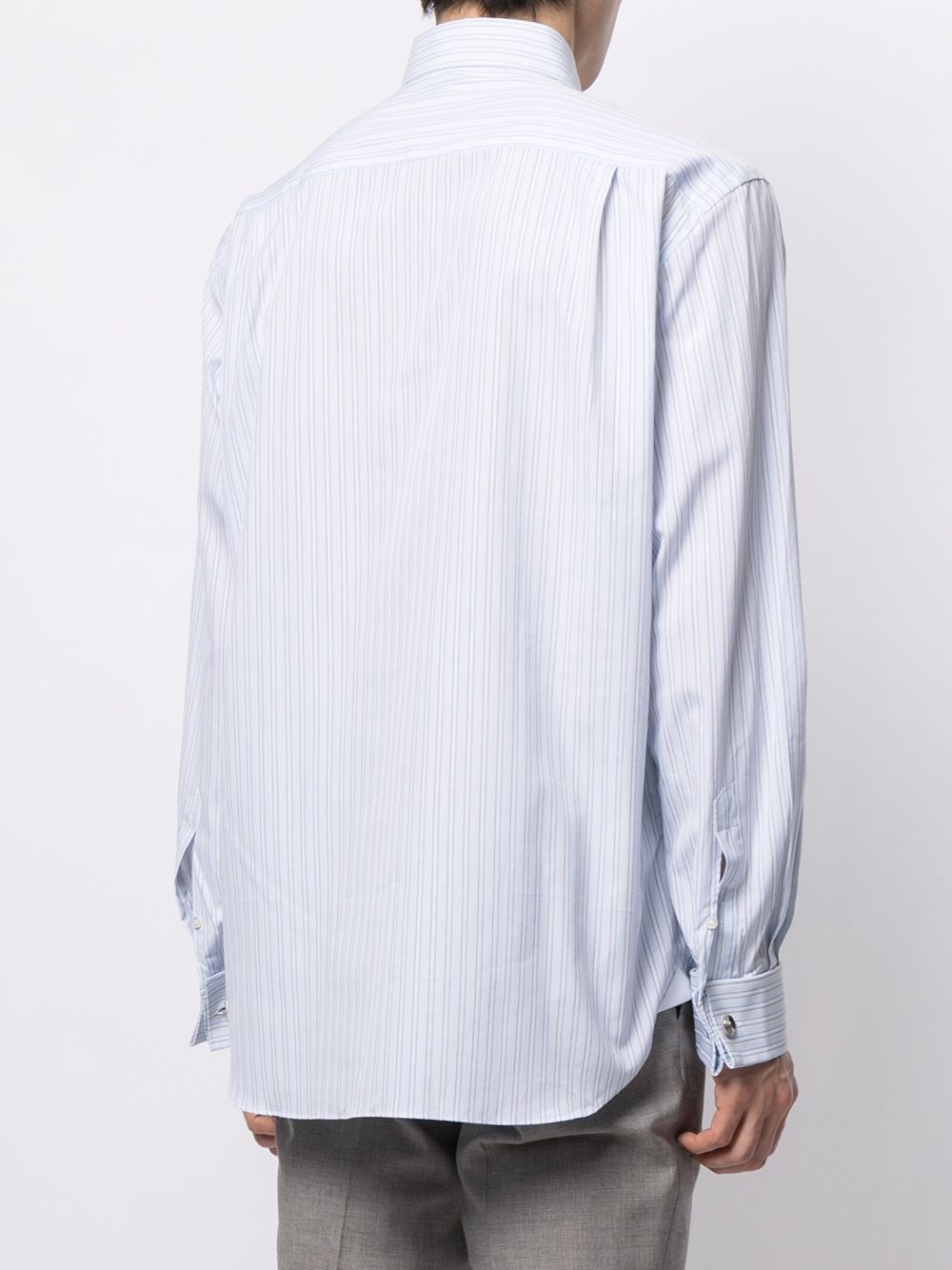 fine-stripe cotton shirt - 4