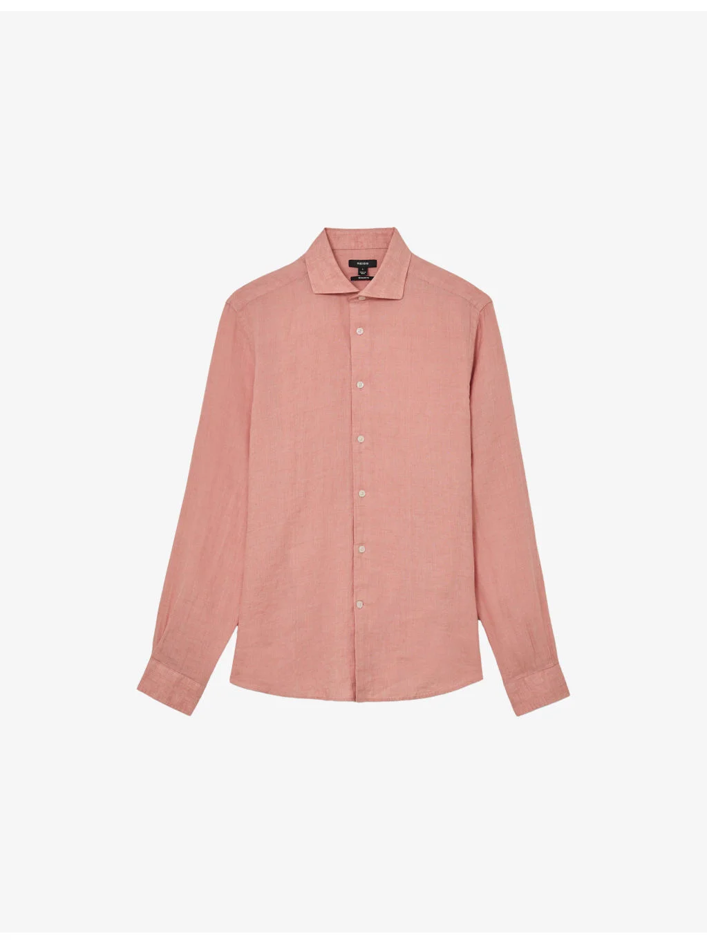 Ruban Spread-Collar Linen-Shirt - 1