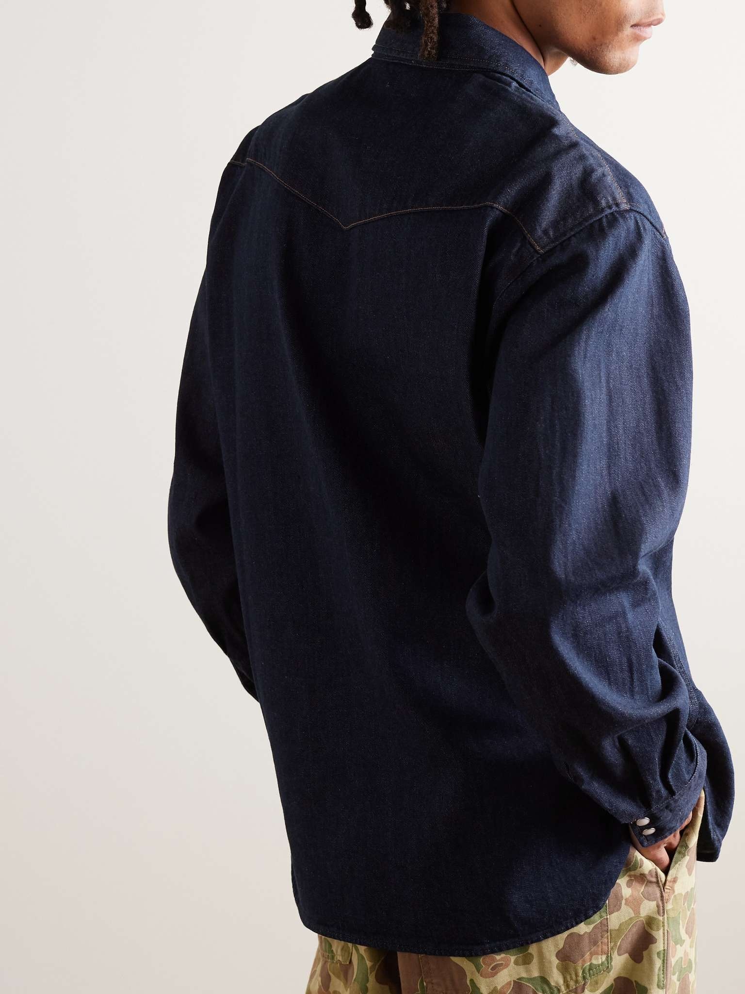 Denim Western Shirt - 4