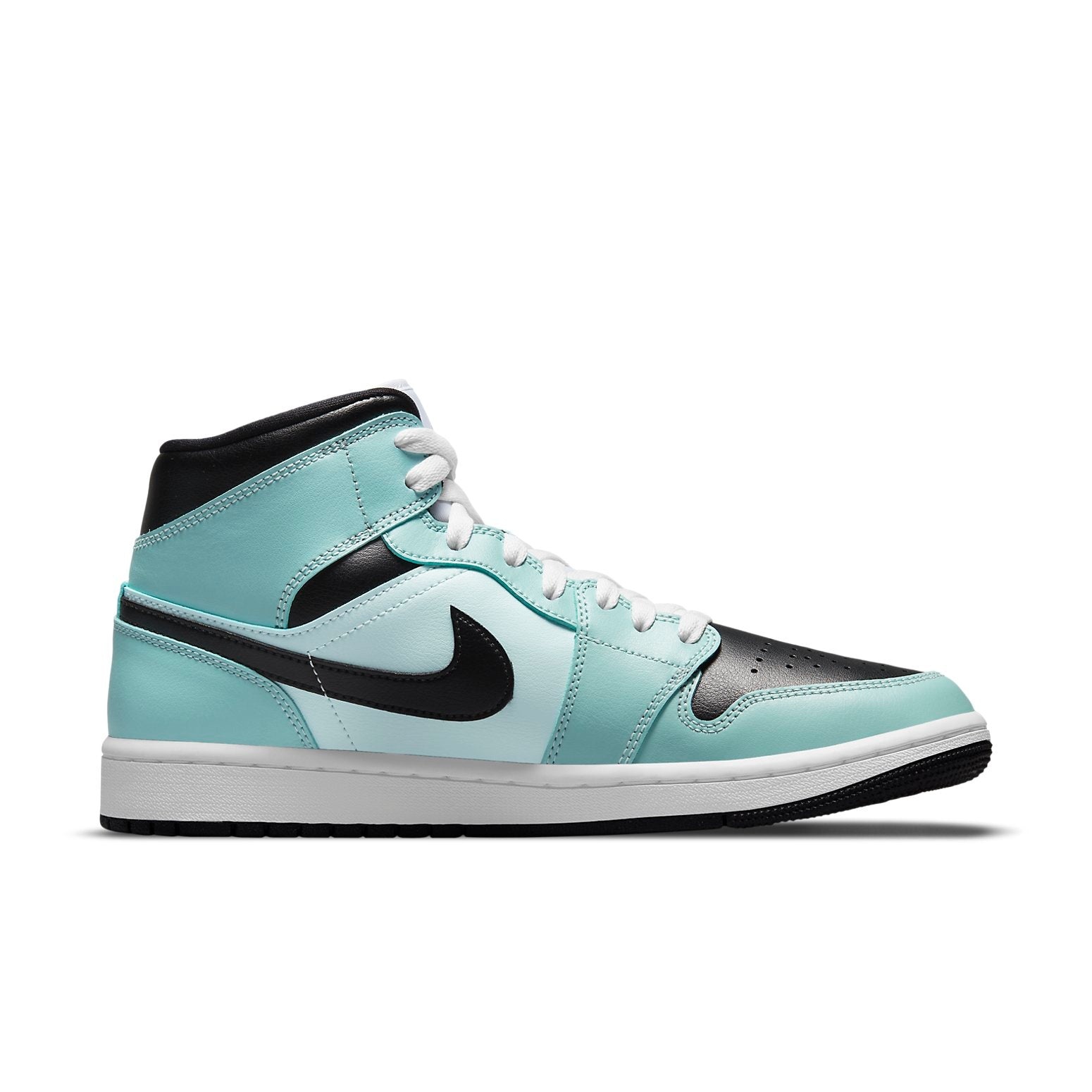 (WMNS) Air Jordan 1 Mid 'Aqua Black' BQ6472-300 - 2