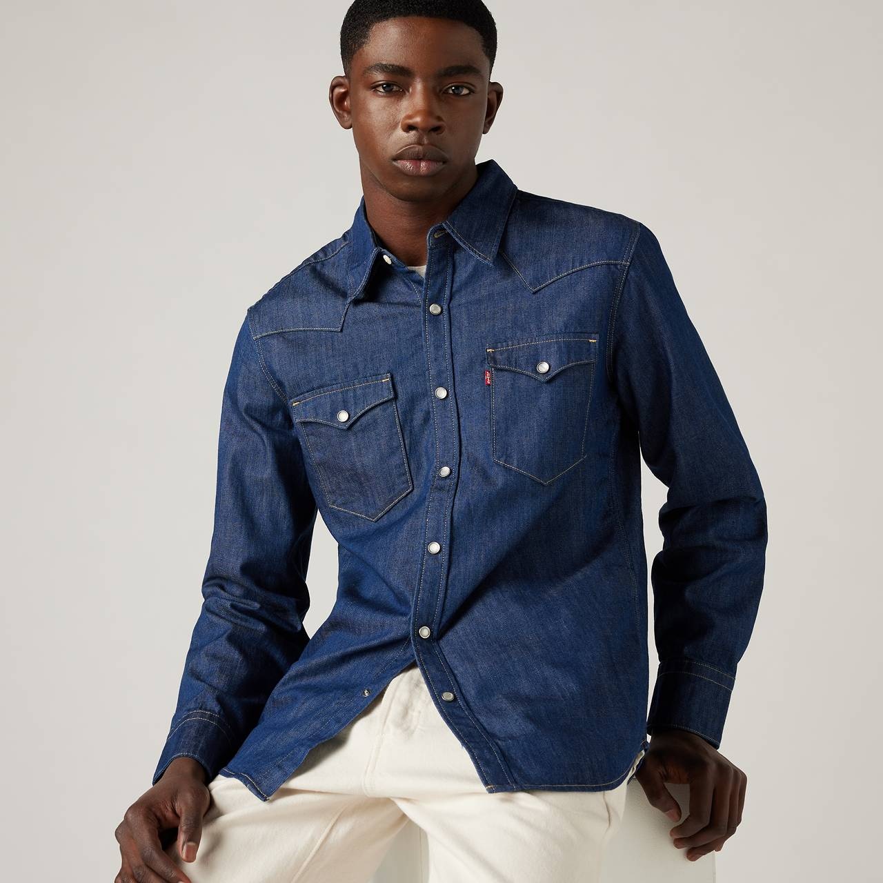 BARSTOW WESTERN DENIM SHIRT - 5