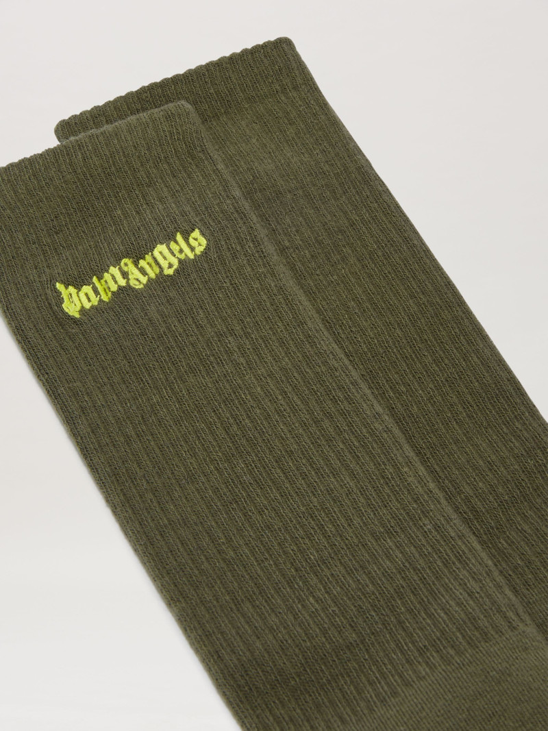 Palm Angels Embroided Classic Logo socks outlook