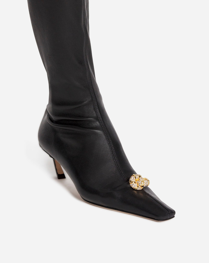 LEATHER SWING BOOTS WITH MELODIE JEWEL 5