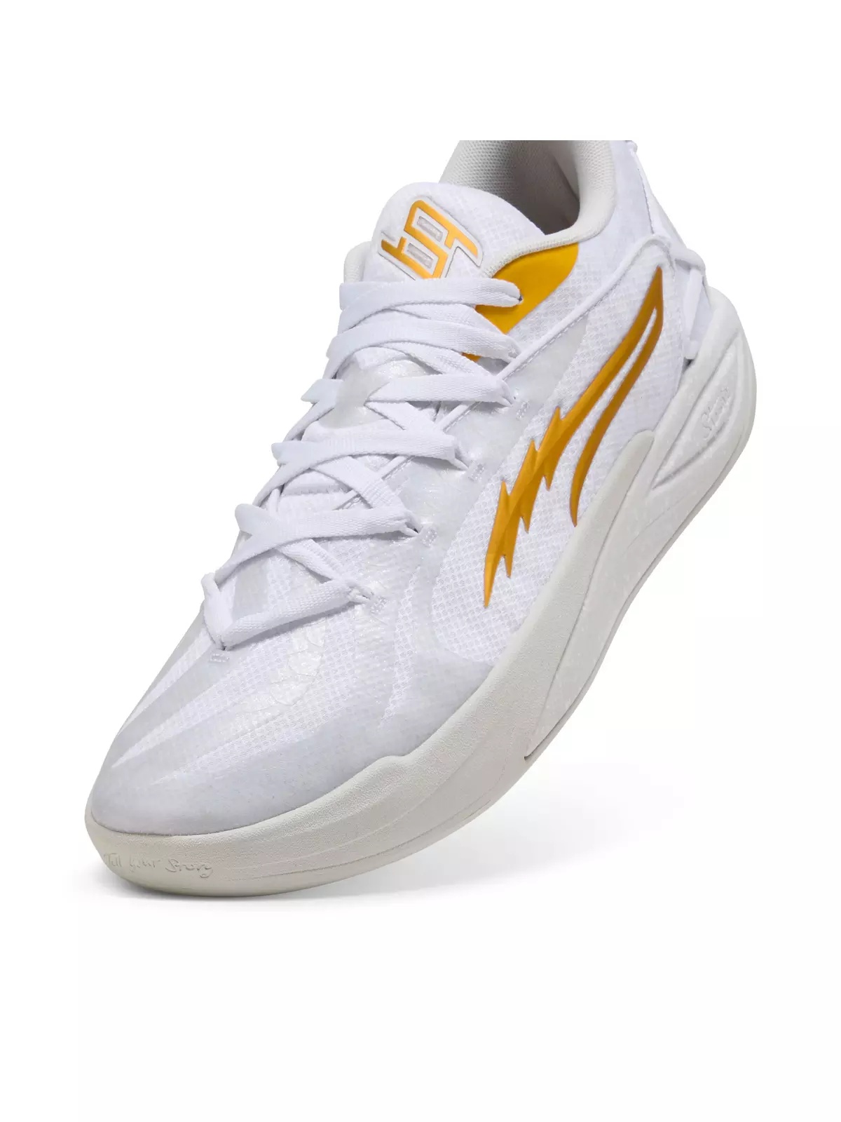 PUMA Stewie 4 Harry Potter "PUMA White/Green Terrain" Women's Basketball Shoe - 5