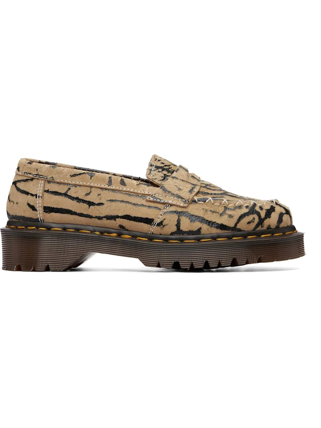 Beige Delapre Suede Loafers - 1