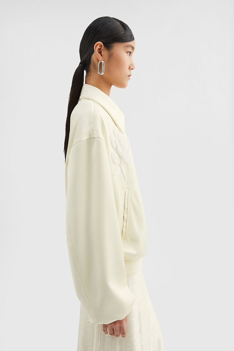 Jil Sander Duchess Embroidered Bomber Jacket outlook