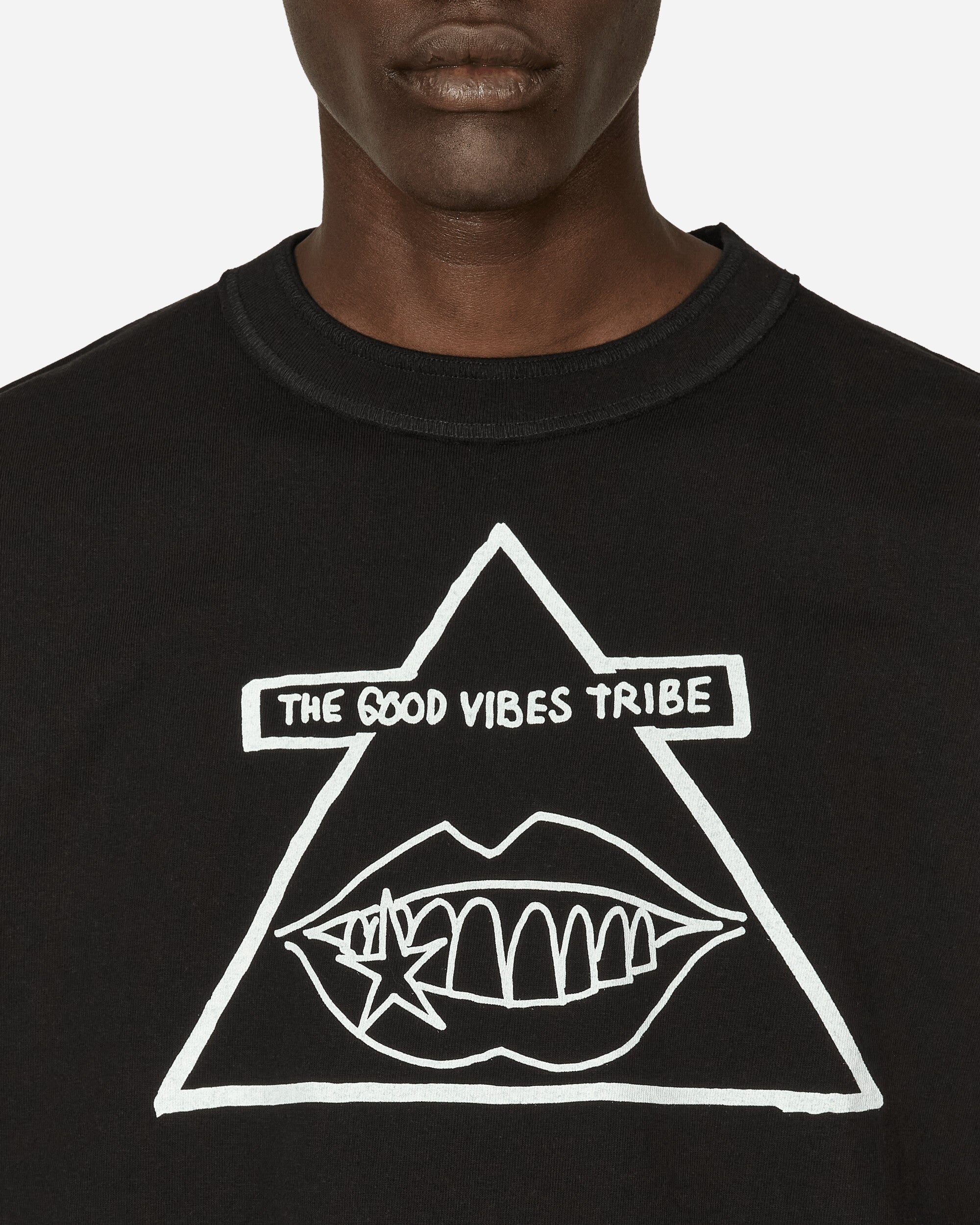 sacai xMark Gonzales【☆Gonz The Good Vibes Tribe T-Shirt 】 White Gonz Edition 'The Good Vibes Tribe' T-Shirt by sacai