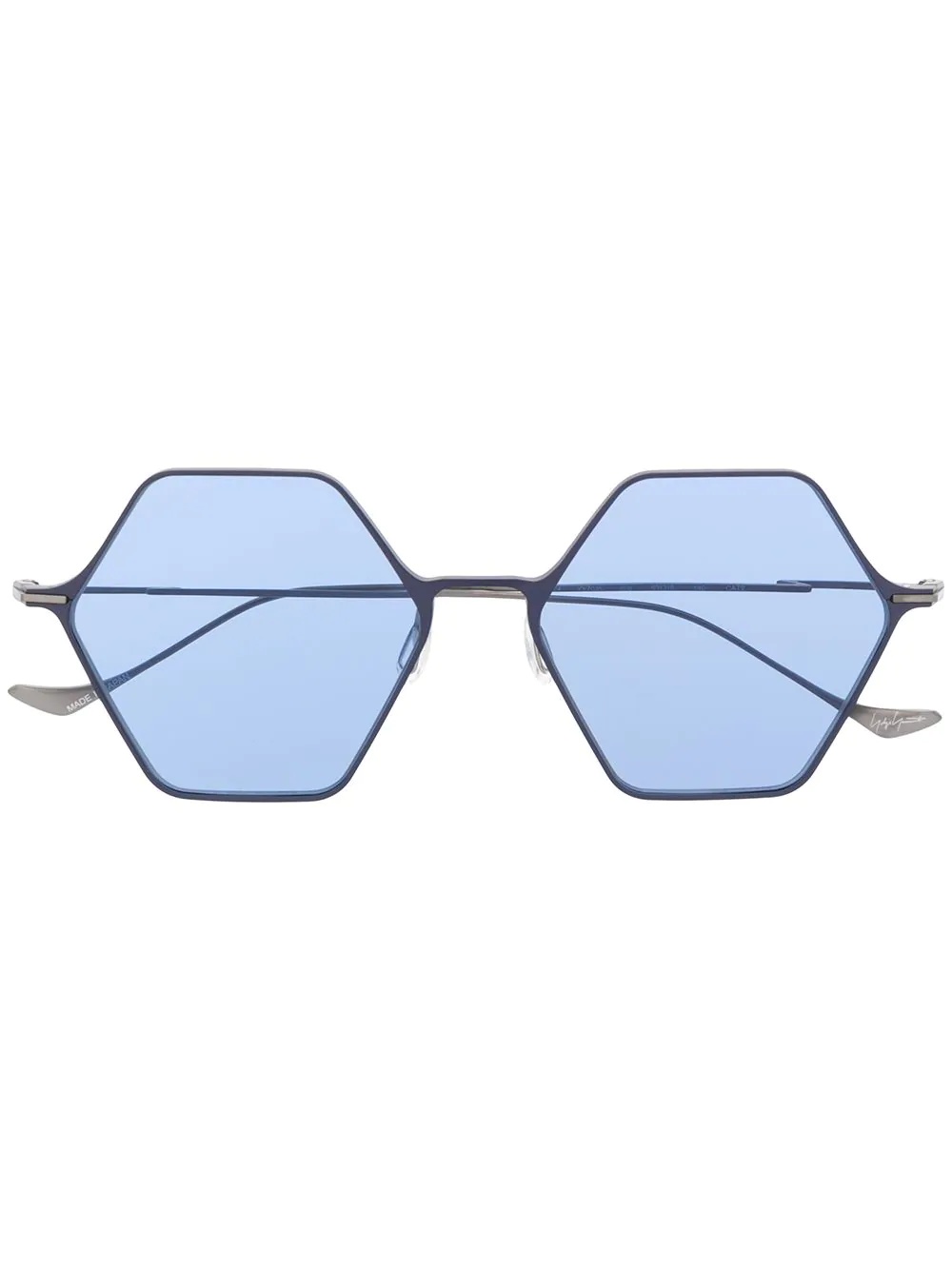 geometric frame sunglasses - 1