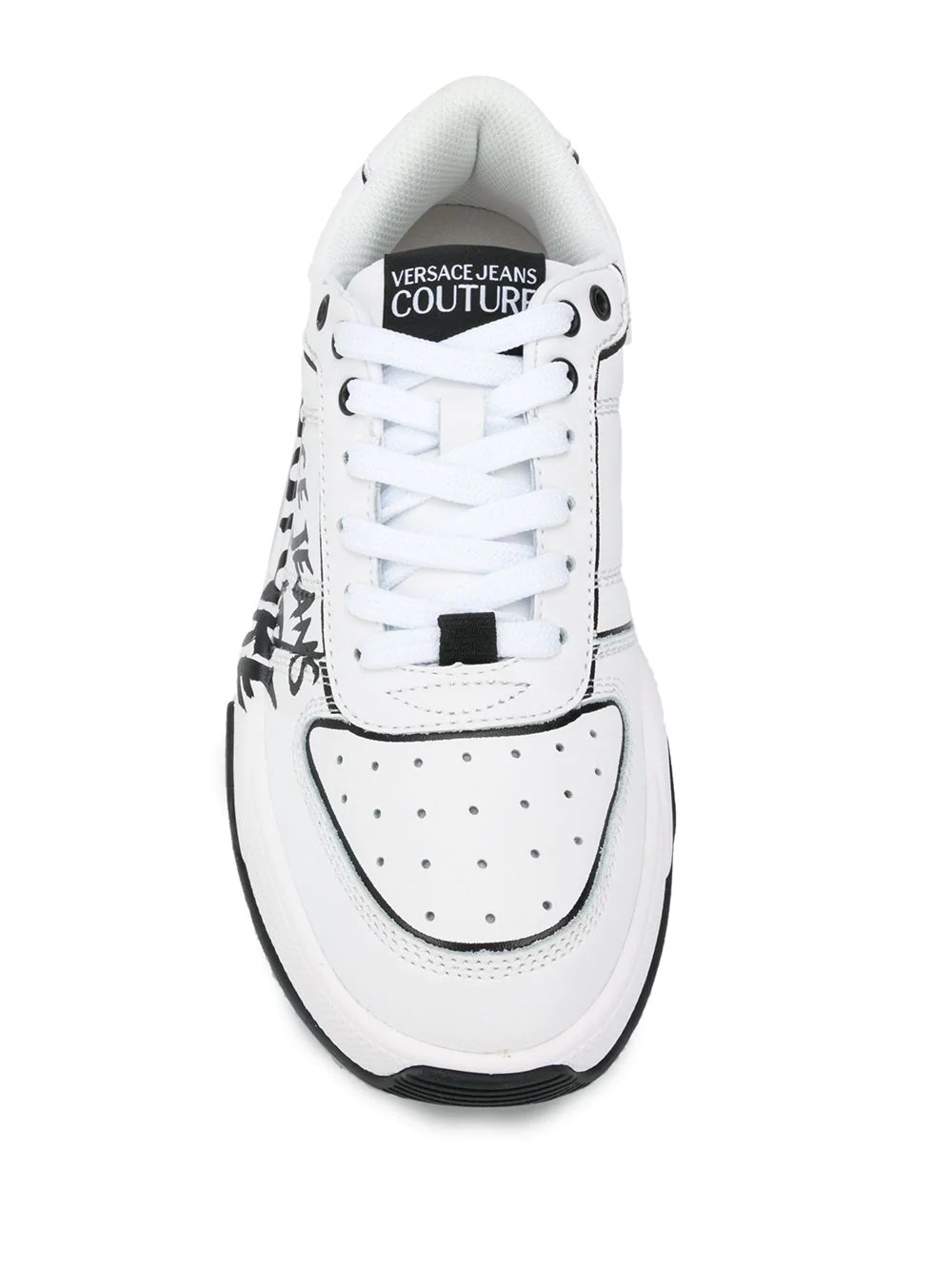 logo-print low-top sneakers - 4