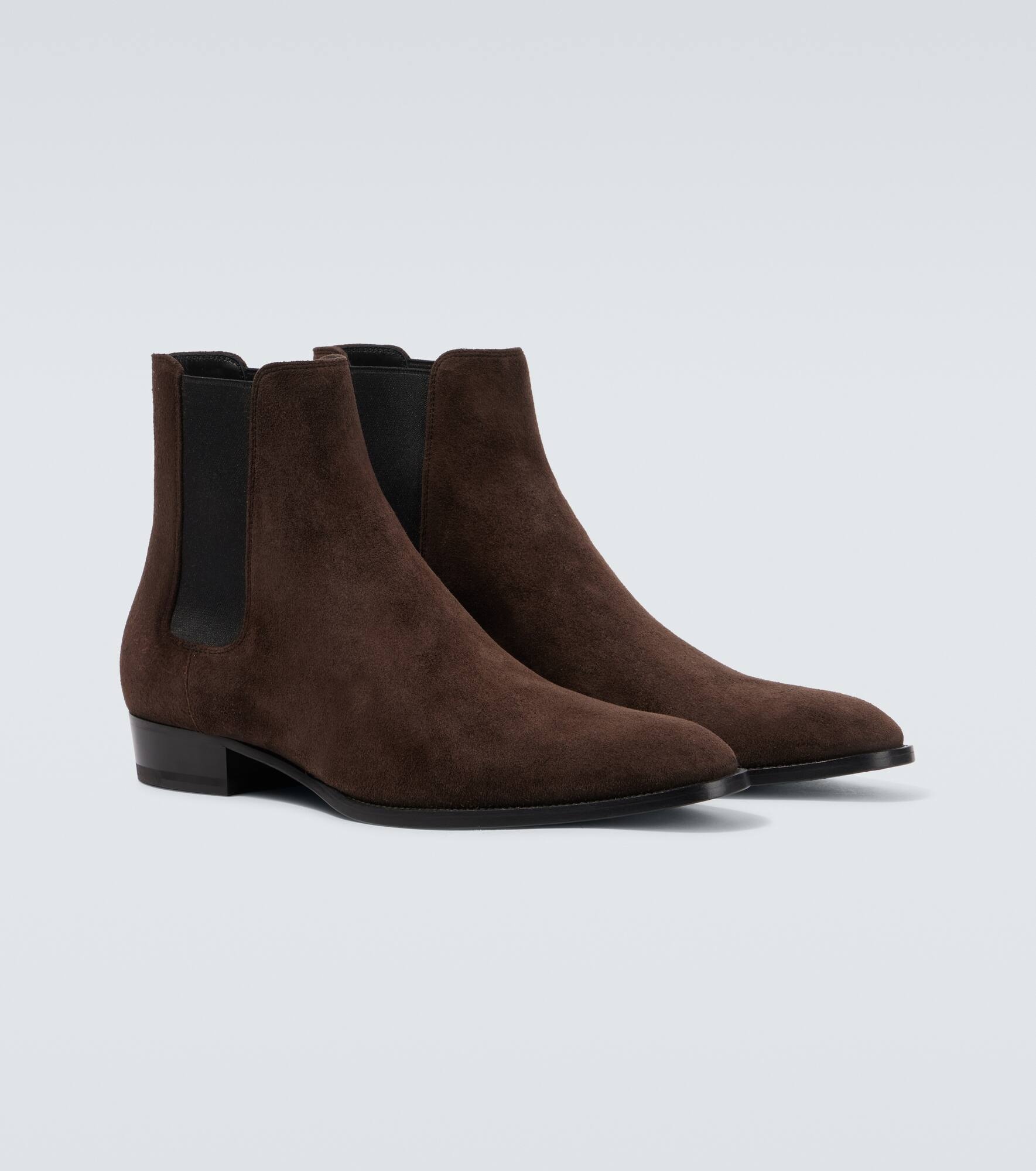 Wyatt suede Chelsea boots - 5