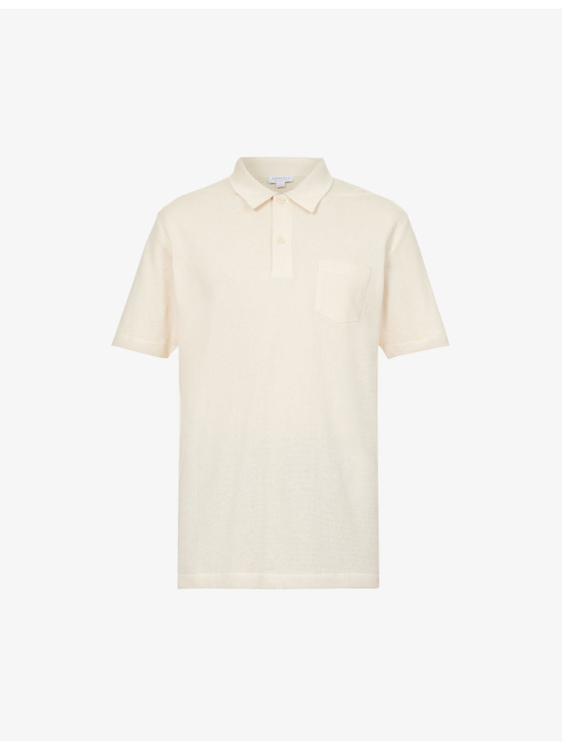Riviera regular-fit cotton-jersey polo shirt 1