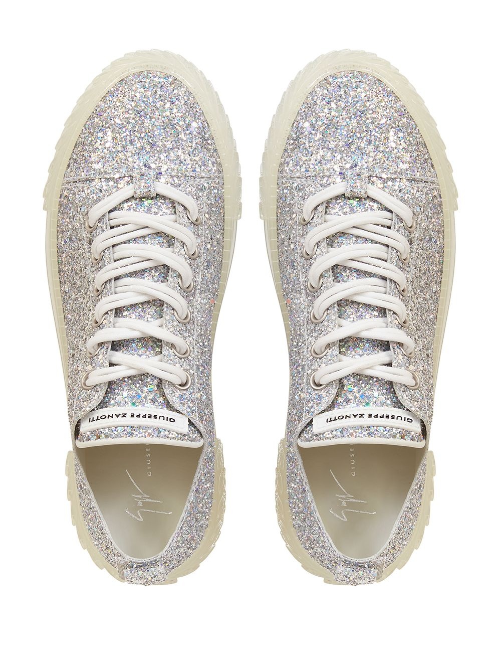 Blabber glitter low-top sneakers - 4