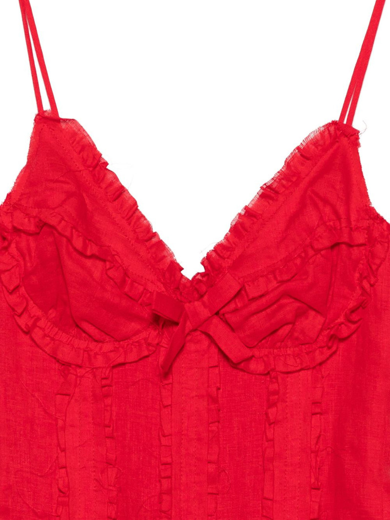 ruffled bow-detail bodysuit 3