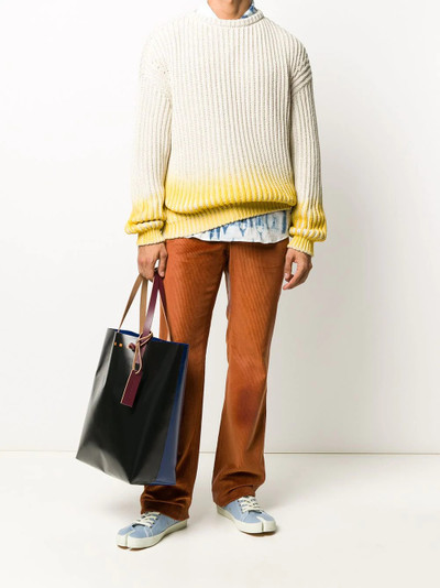 Marni corduroy flared trousers outlook