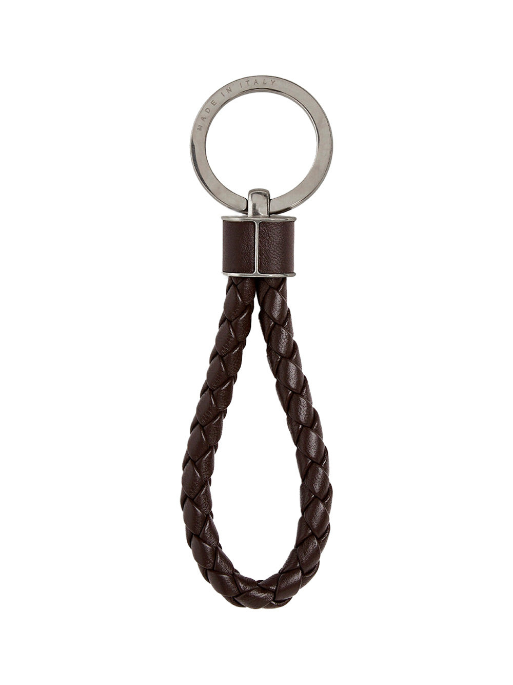 Bottega Veneta Men Intreccio Key Ring - 2