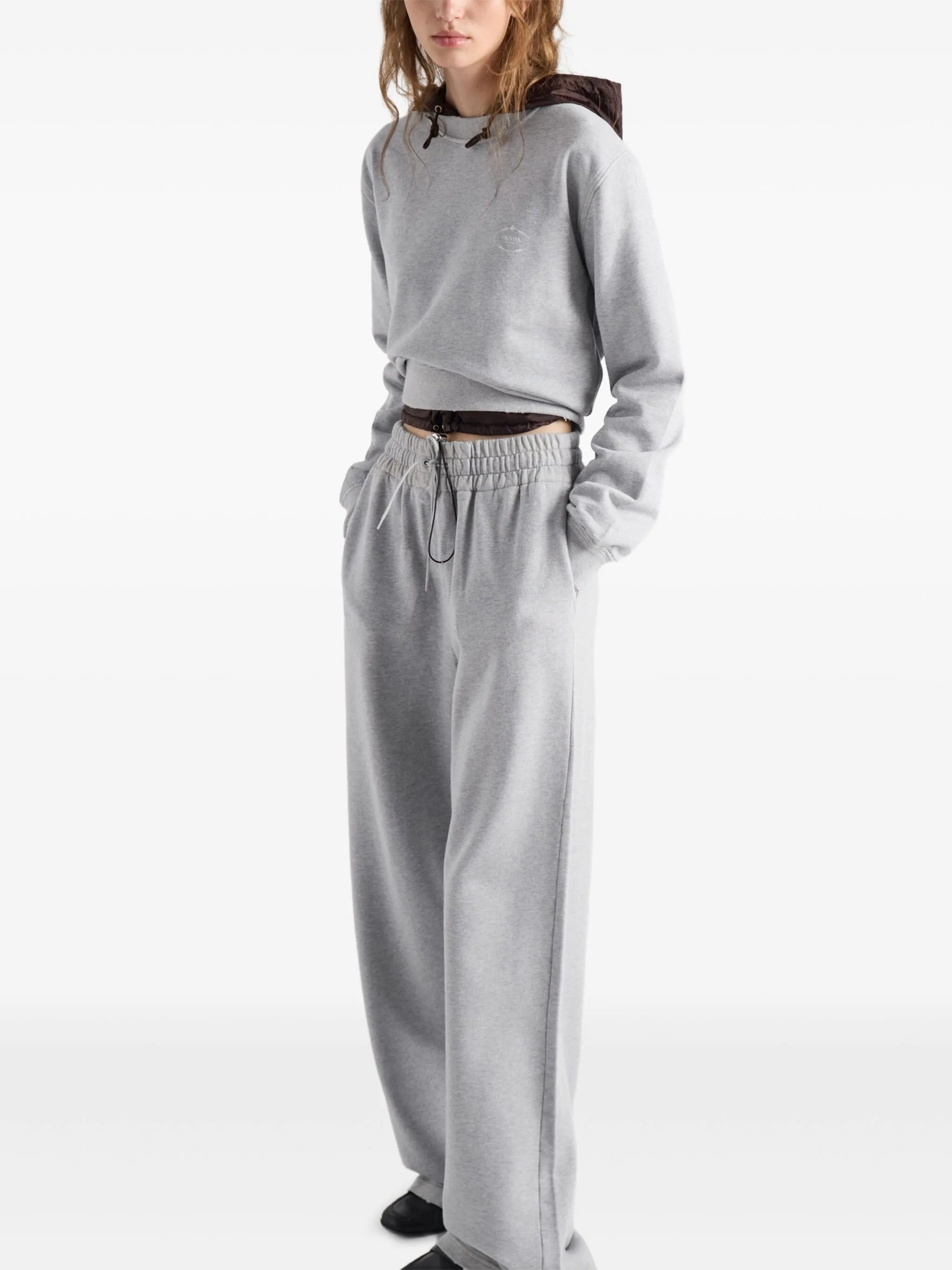 drawstring track pants - 3