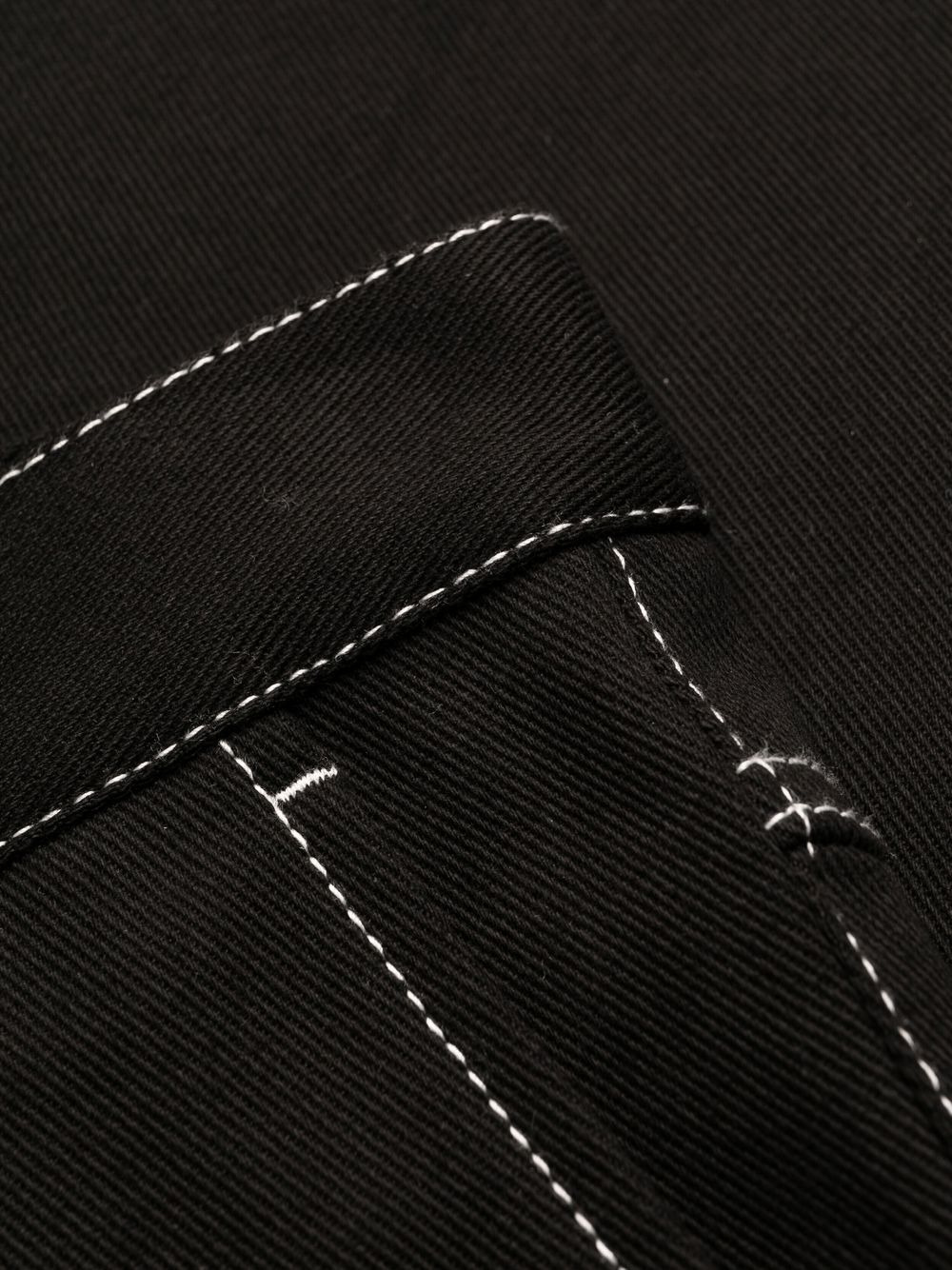 flared cotton chinos - 7