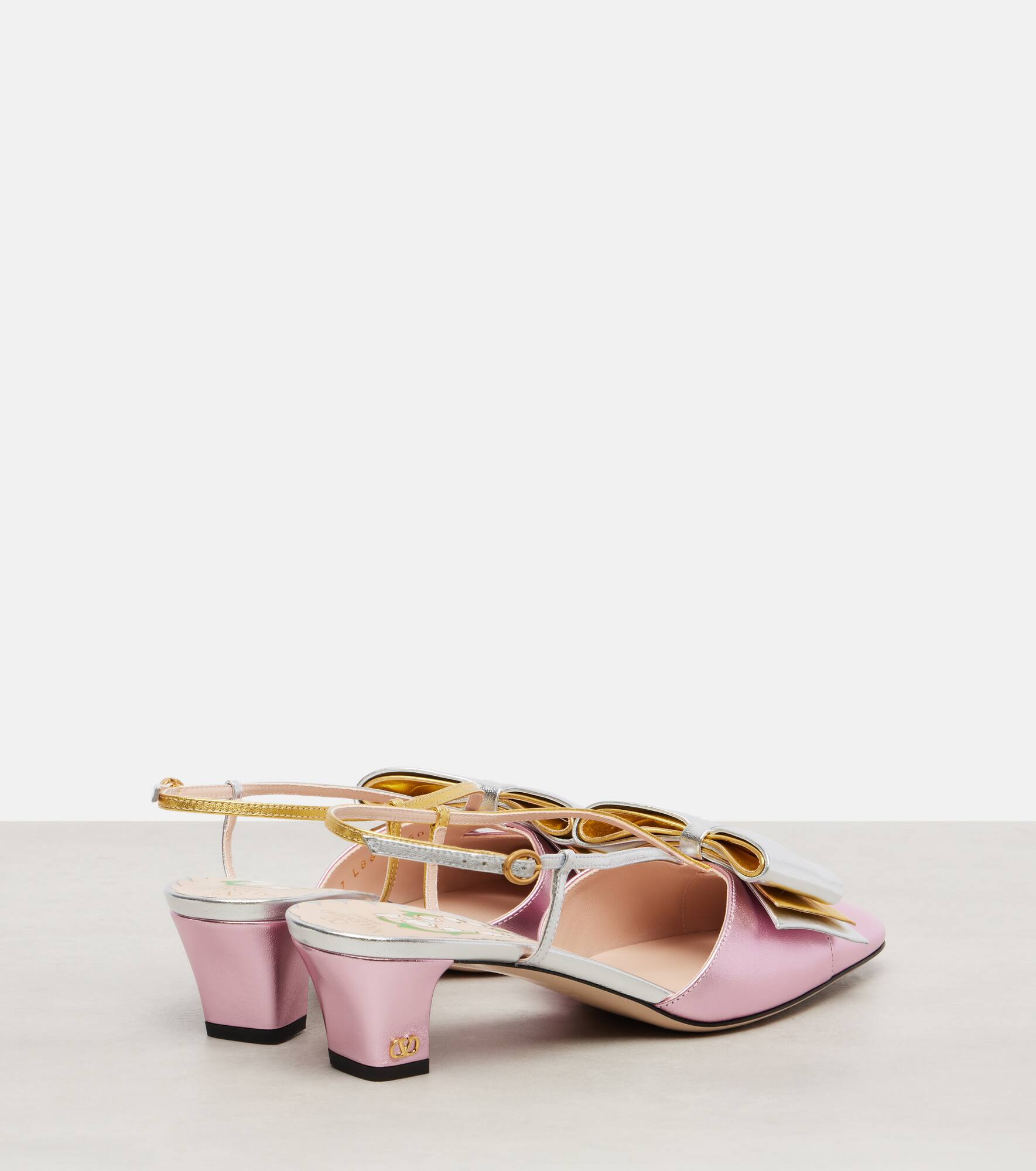 Bowow 45 metallic leather pumps - 2