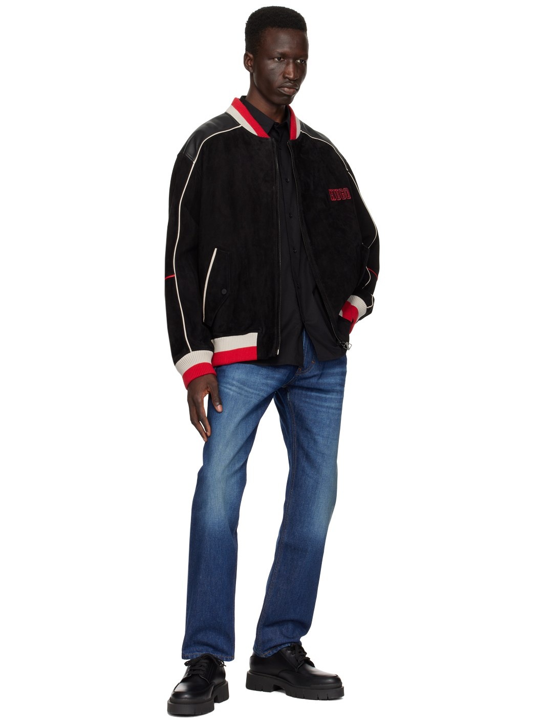 Blue Five-Pocket Jeans - 4