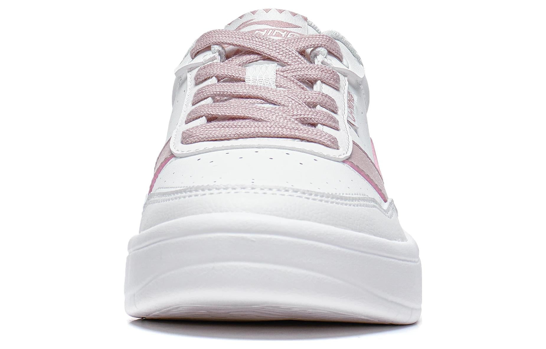 (WMNS) Li-Ning Qingyi Skate Shoes 'White Pink' AGCT402-3 - 4