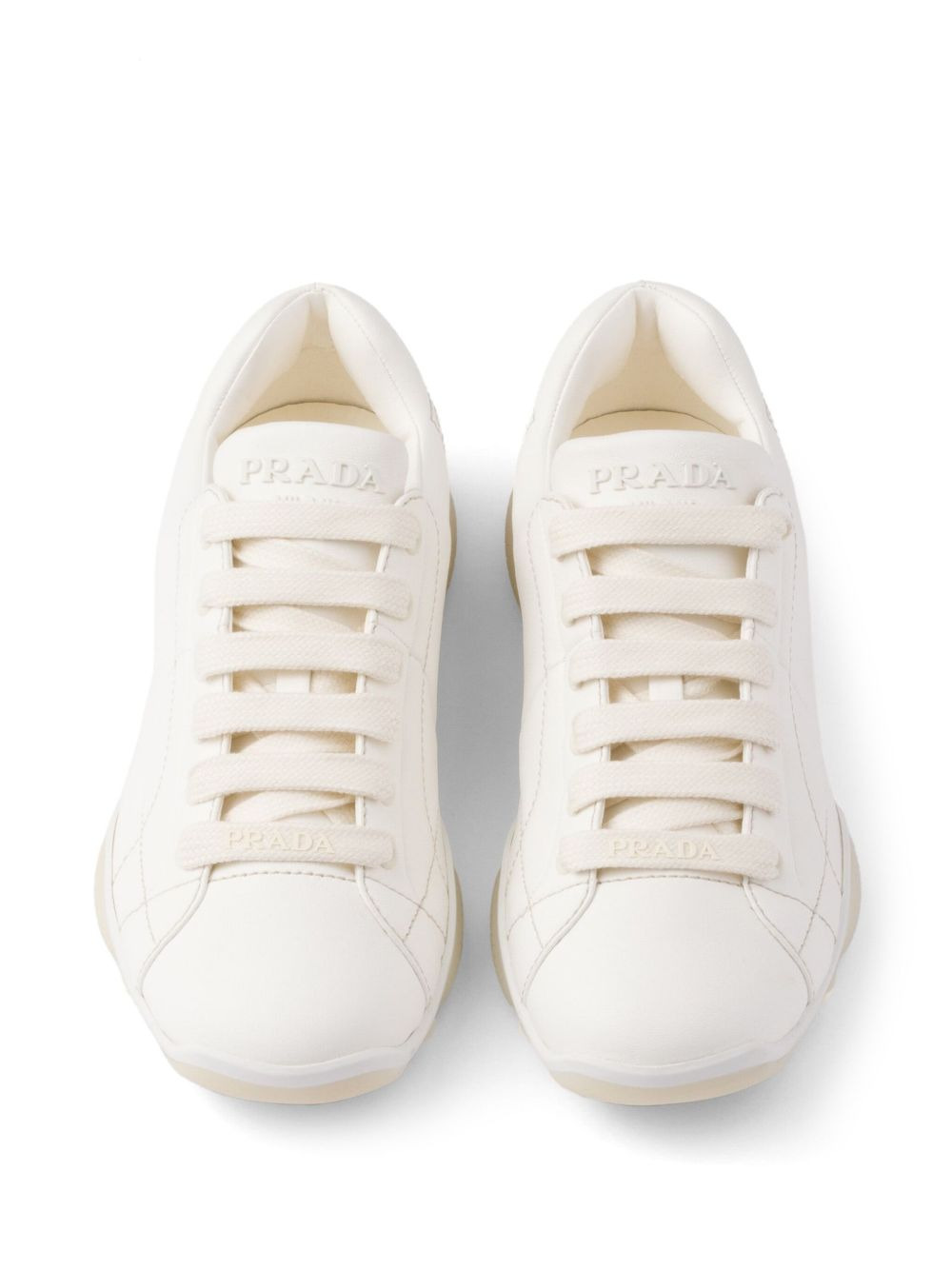 Prada Women Leather Sneakers - 2