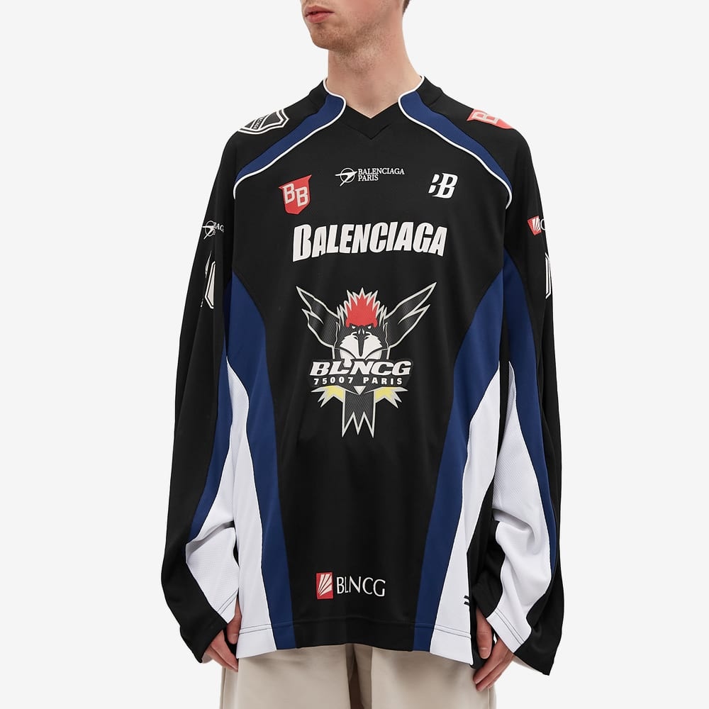 Balenciaga Long Sleeve Hockey Shirt - 5