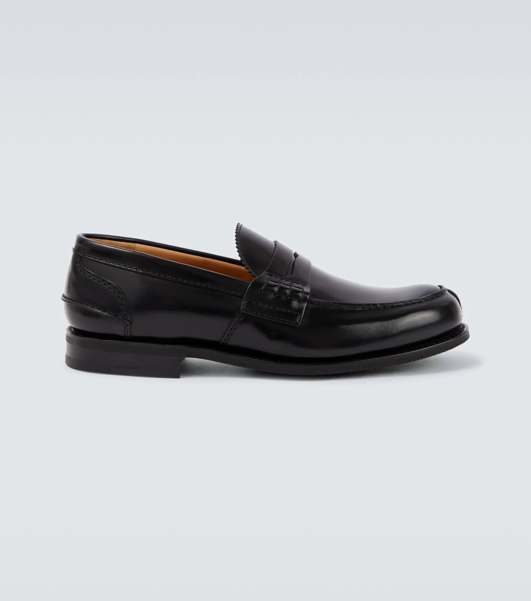 Pembrey leather penny loafers - 1