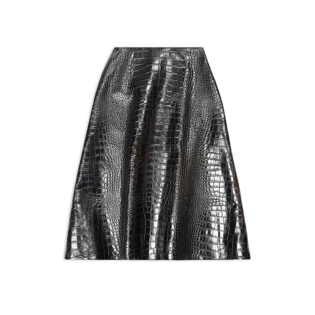 Women's A-line Skirt in Black - 6