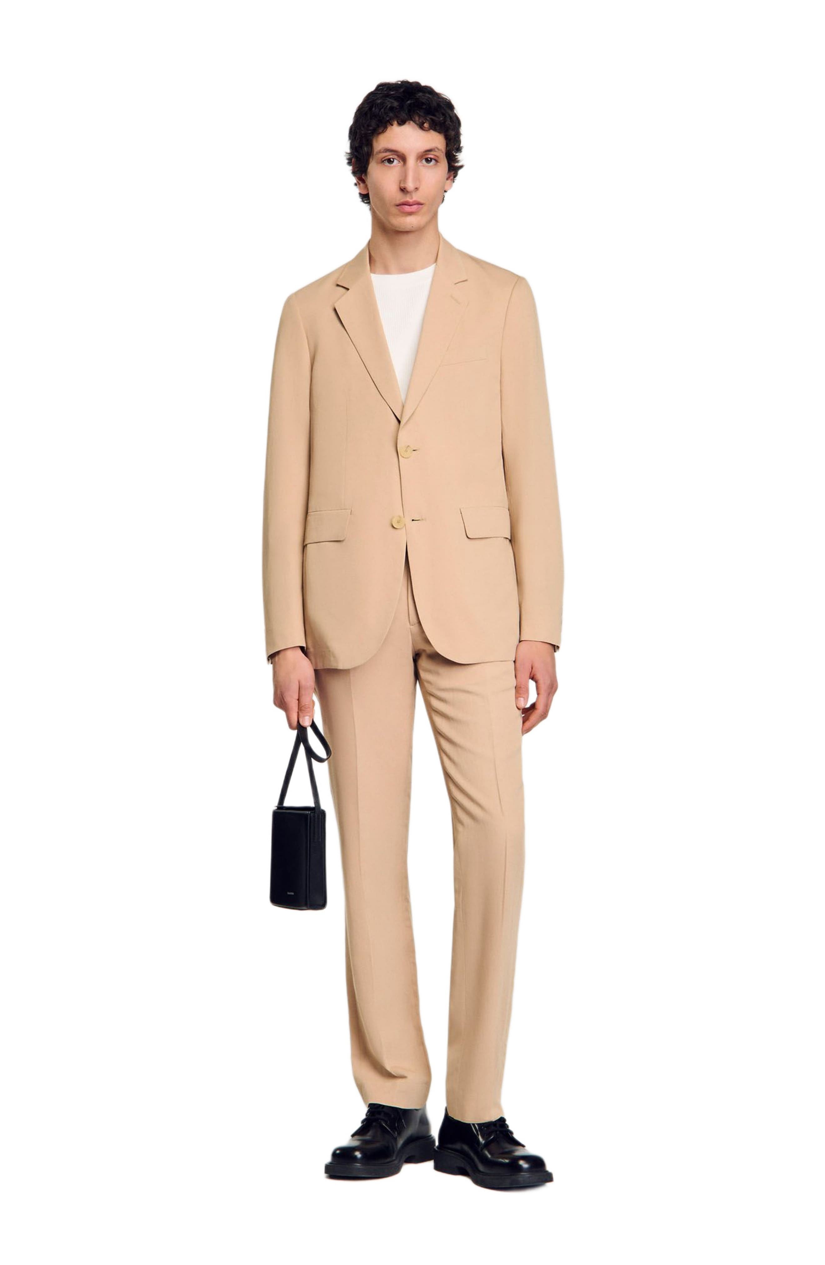 SANDRO Suit jacket in Nut at Nordstrom - 6