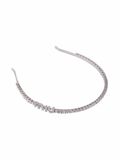 Miu Miu Rigid crystal headband outlook