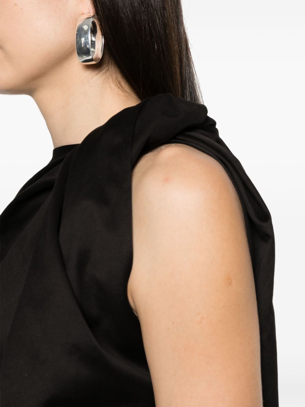 shoulder-twist dress - 5