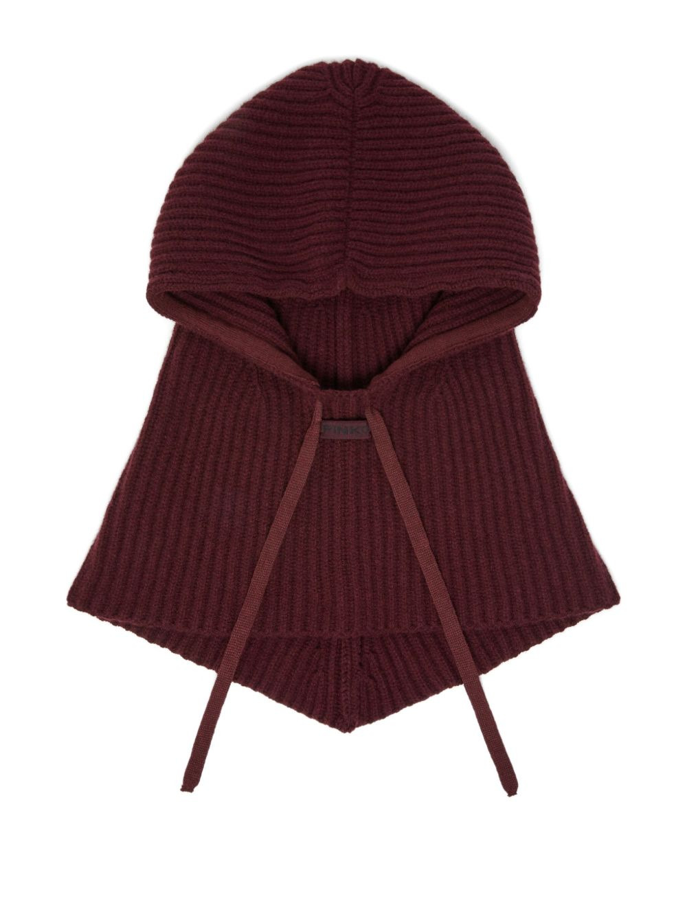 ribbed-knit balaclava - 1