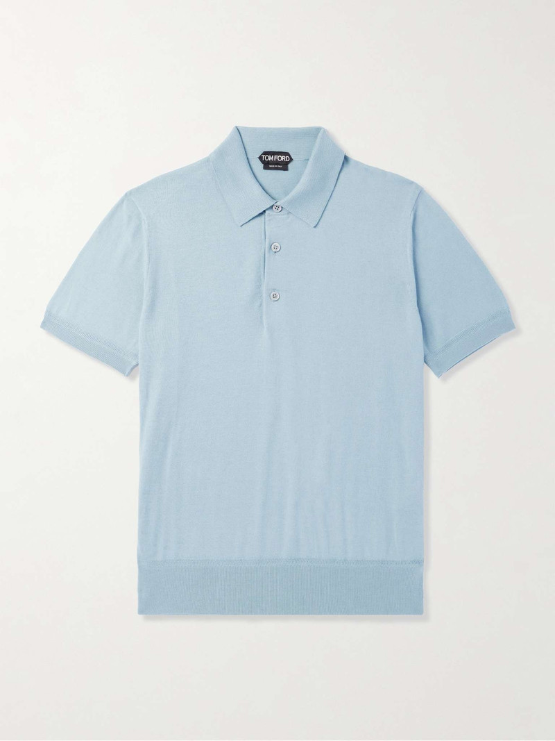 Slim-Fit Cotton Polo Shirt - 1