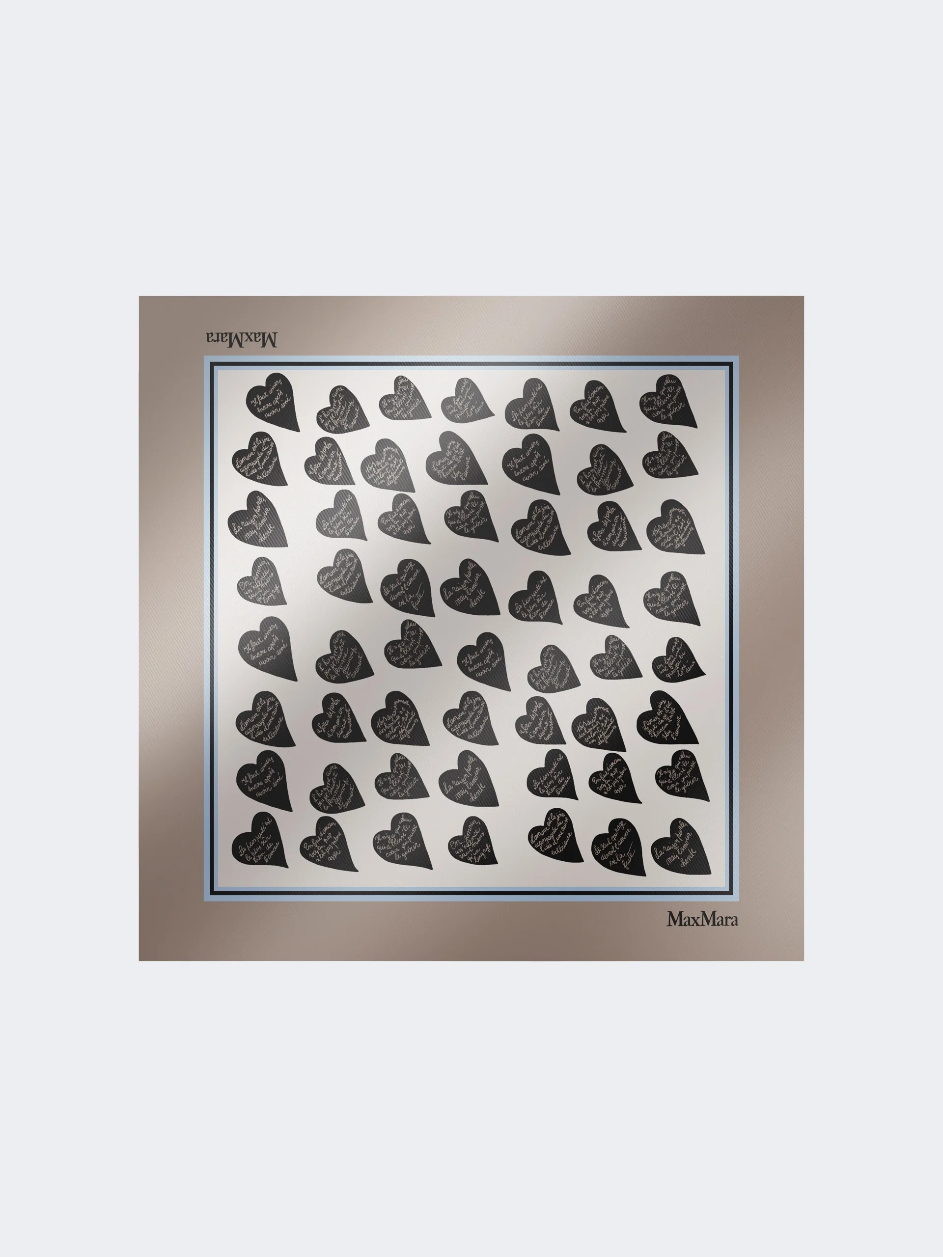 NUMANA Printed silk twill foulard - 1