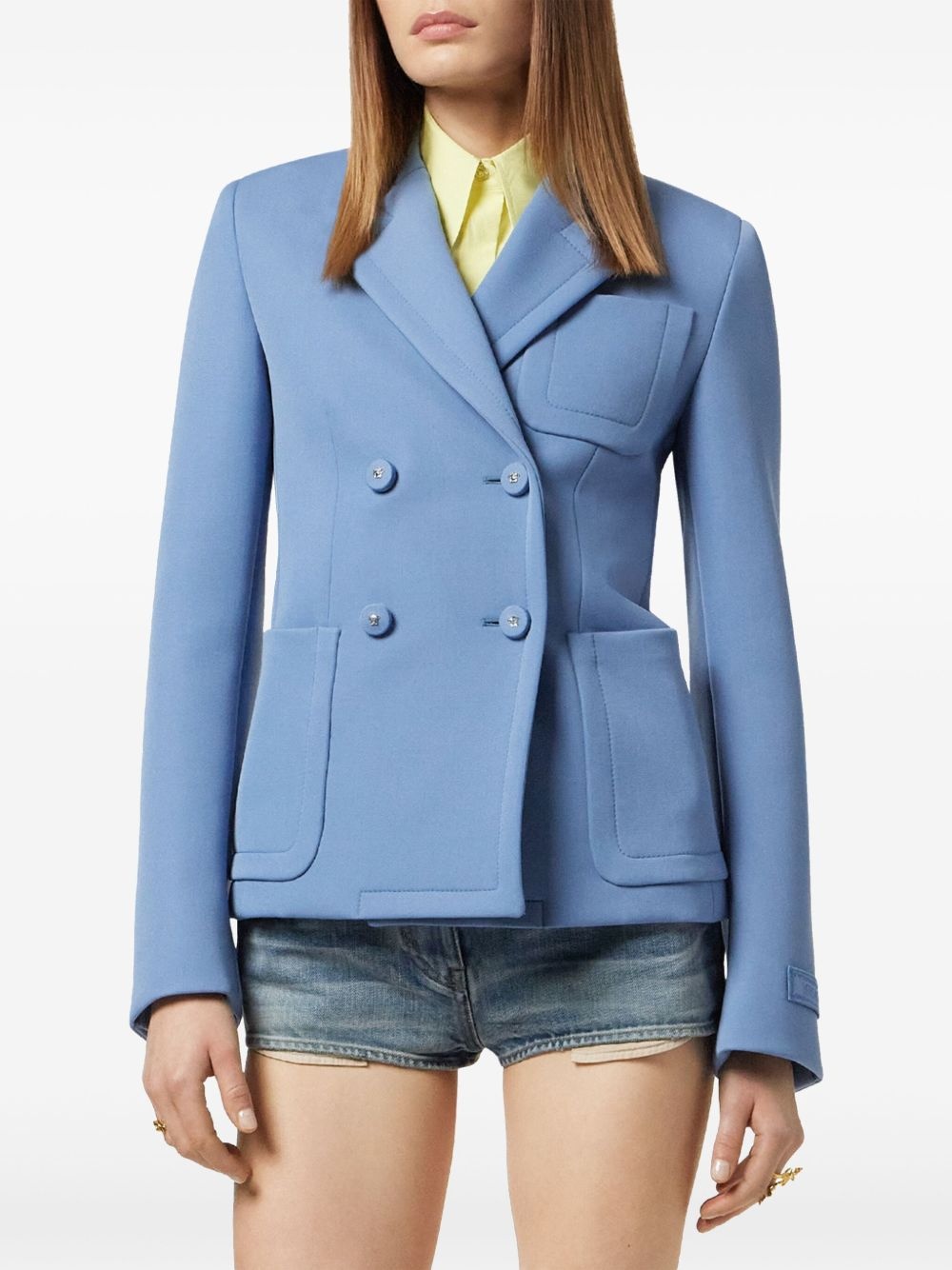 double-breasted blazer - 3