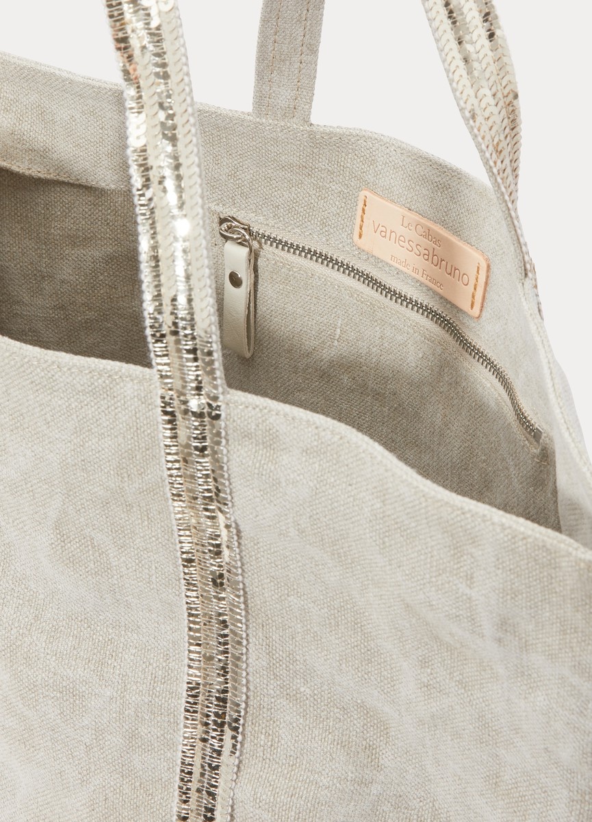 M linen tote bag - 12