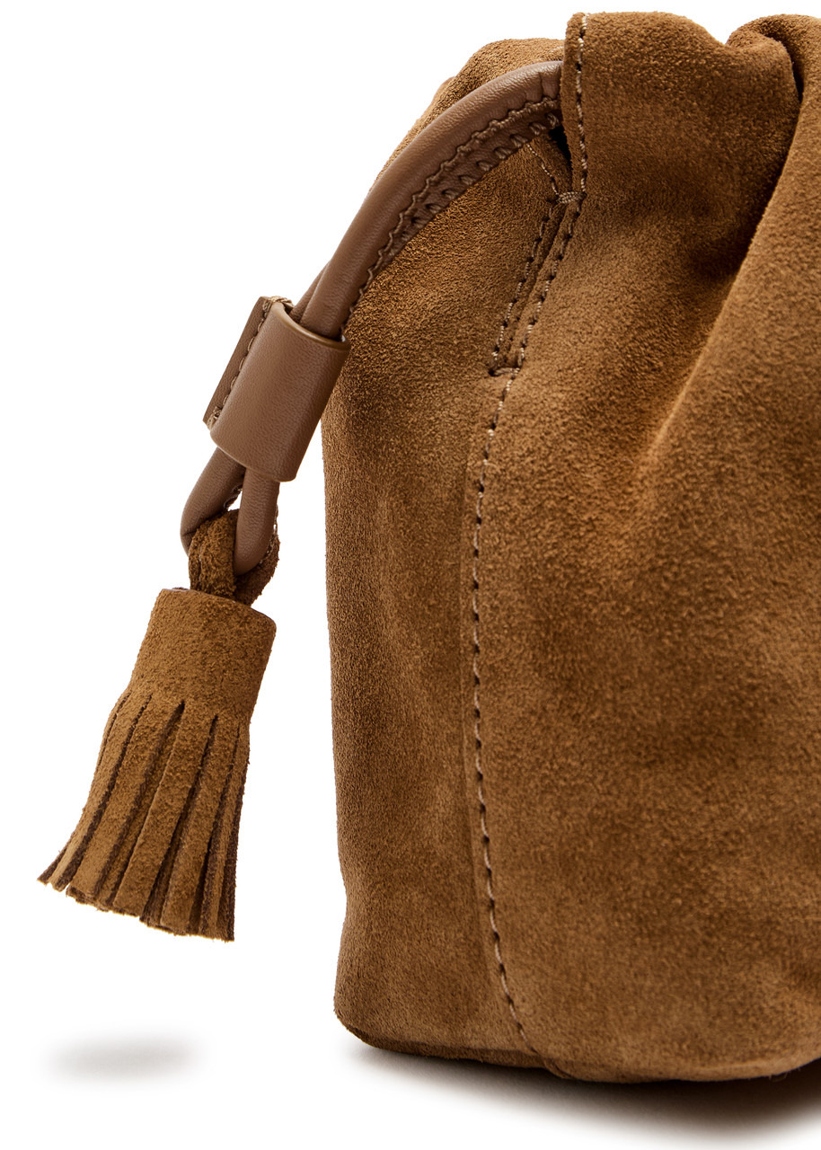 Veronica Beard Small Suede Shoulder bag - 3