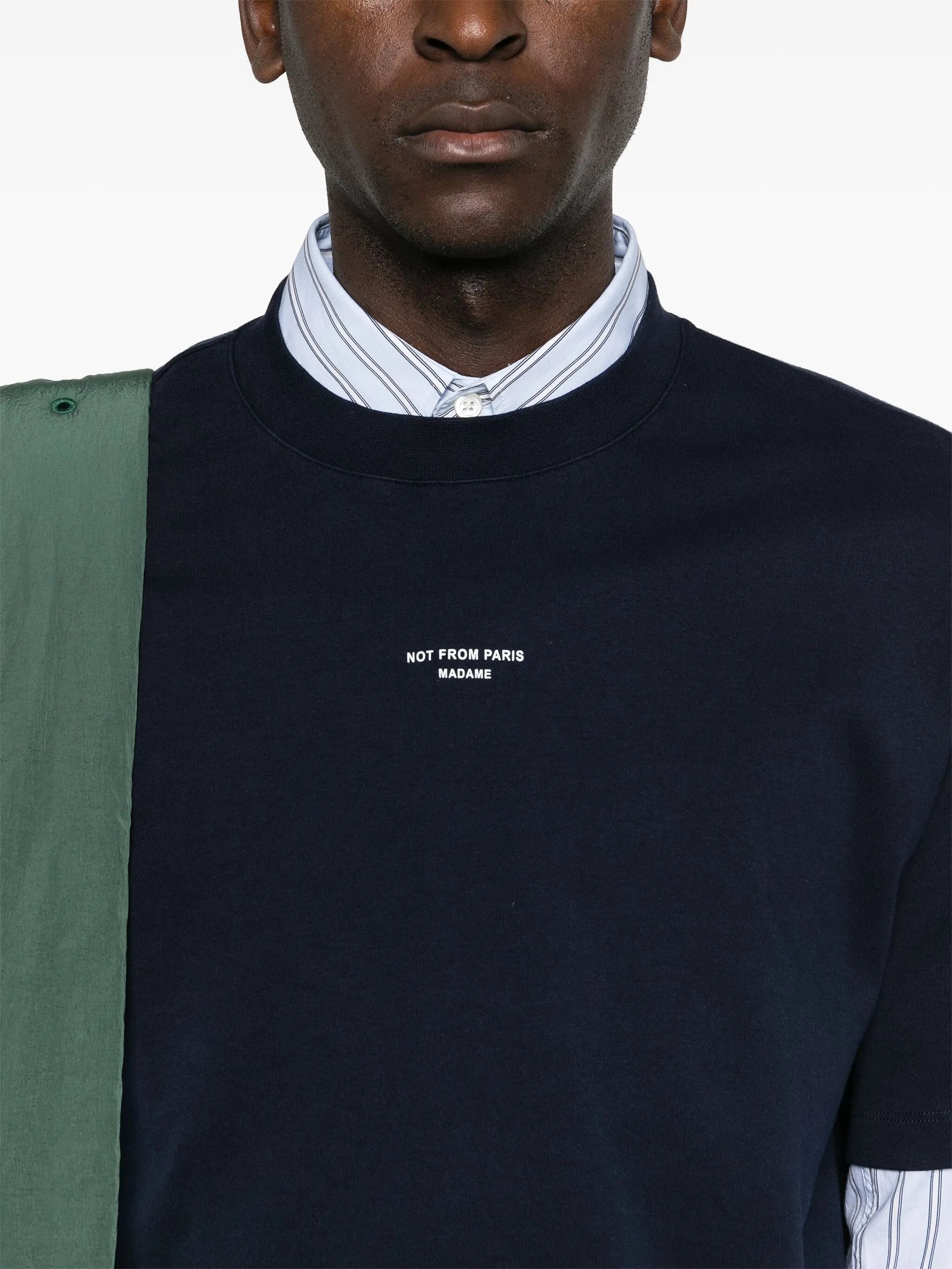 Drole De Monsieur Logo-print Cotton T-shirt - 2