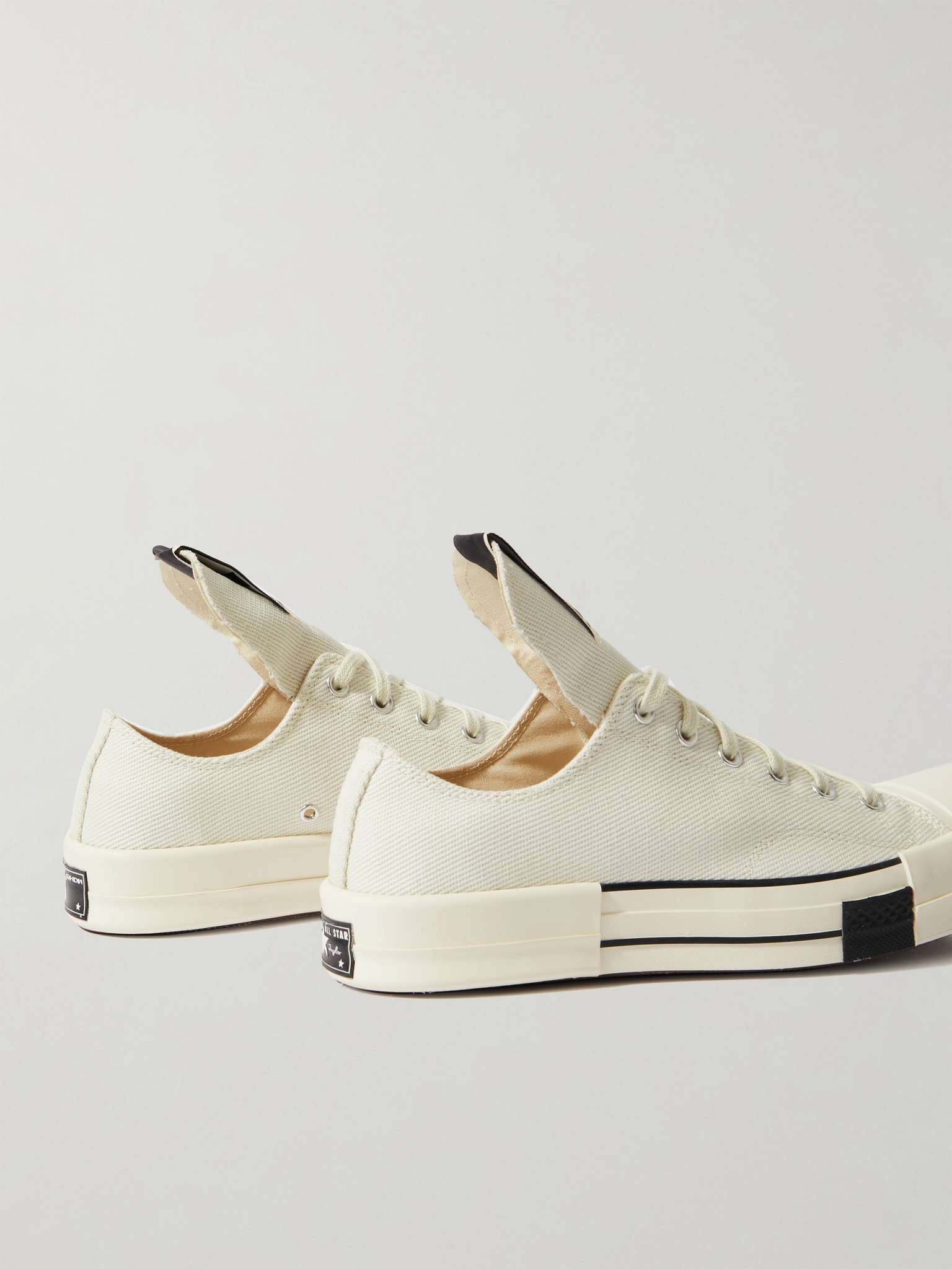 + Converse TURBODRK Chuck 70 Rubber-Trimmed Canvas Sneakers - 5