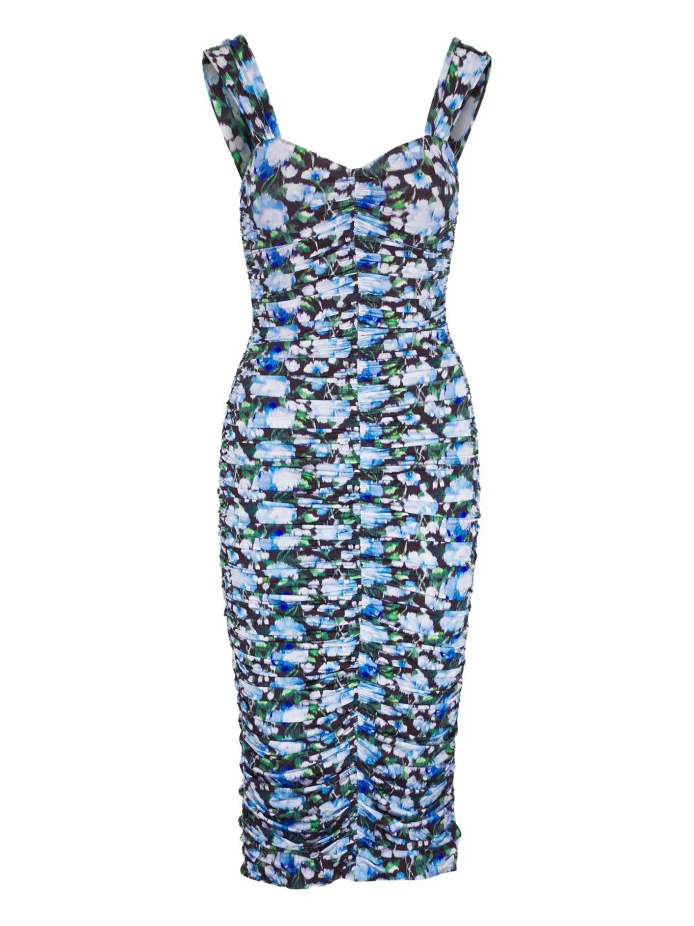 floral-print midi dress - 1