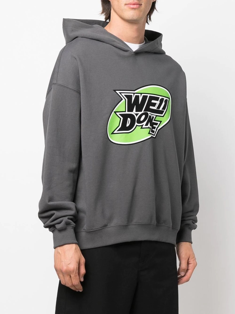 logo-print pullover hoodie - 4