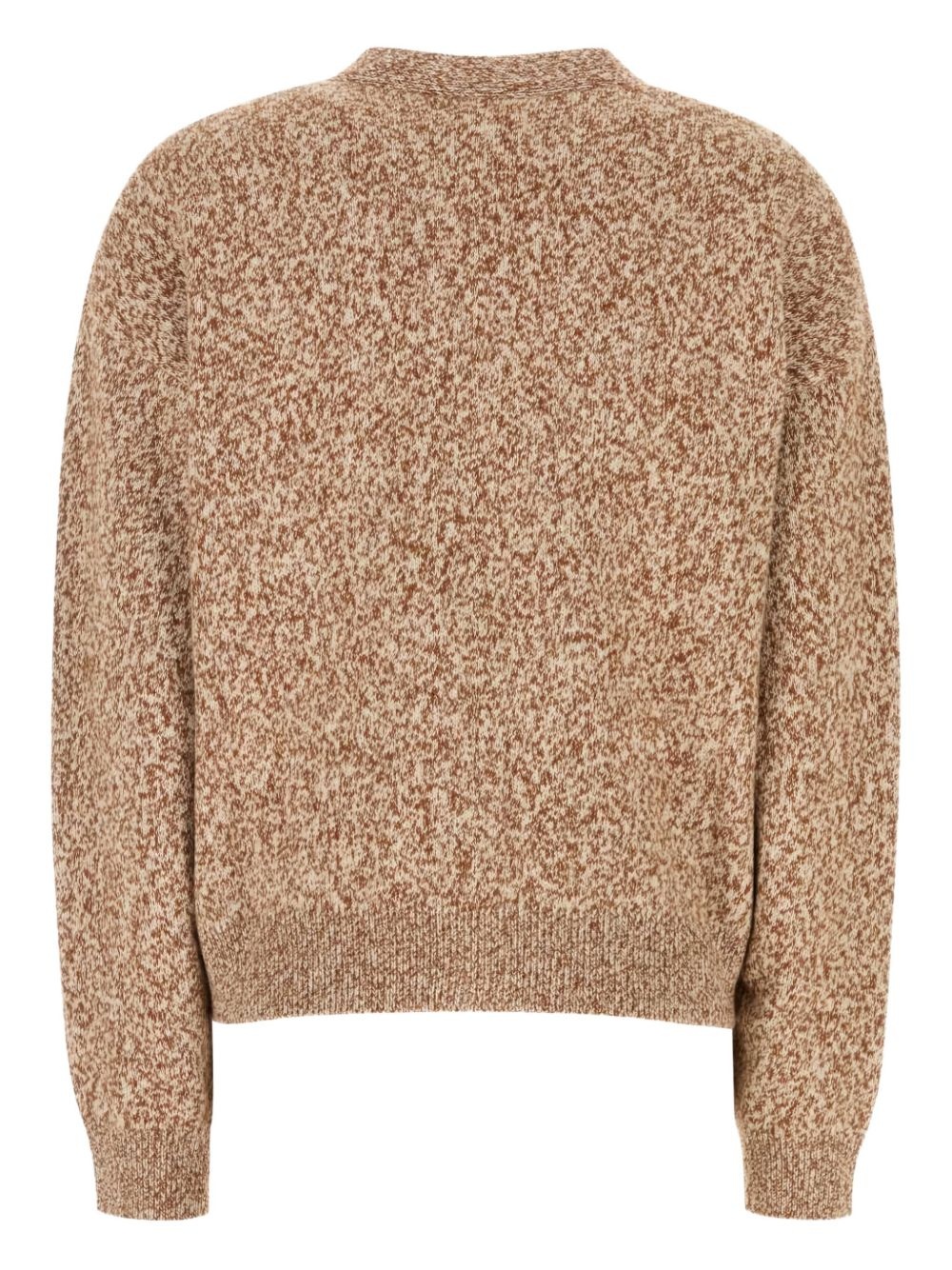 button-down textured cardigan - 2
