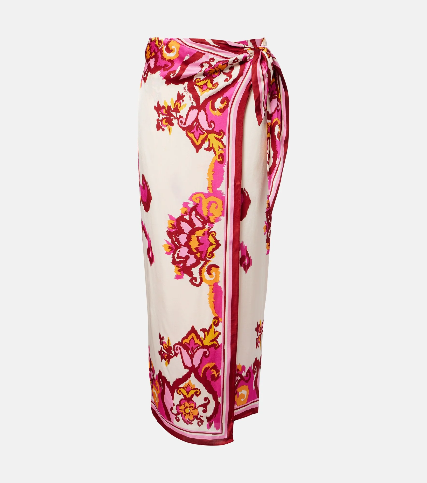 Dana printed wrap skirt - 1