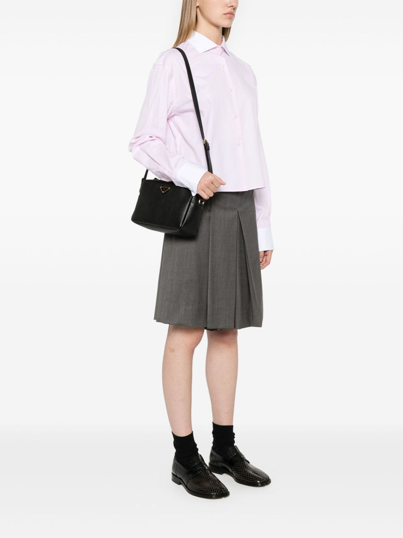 Prada triangle-logo shoulder bag outlook