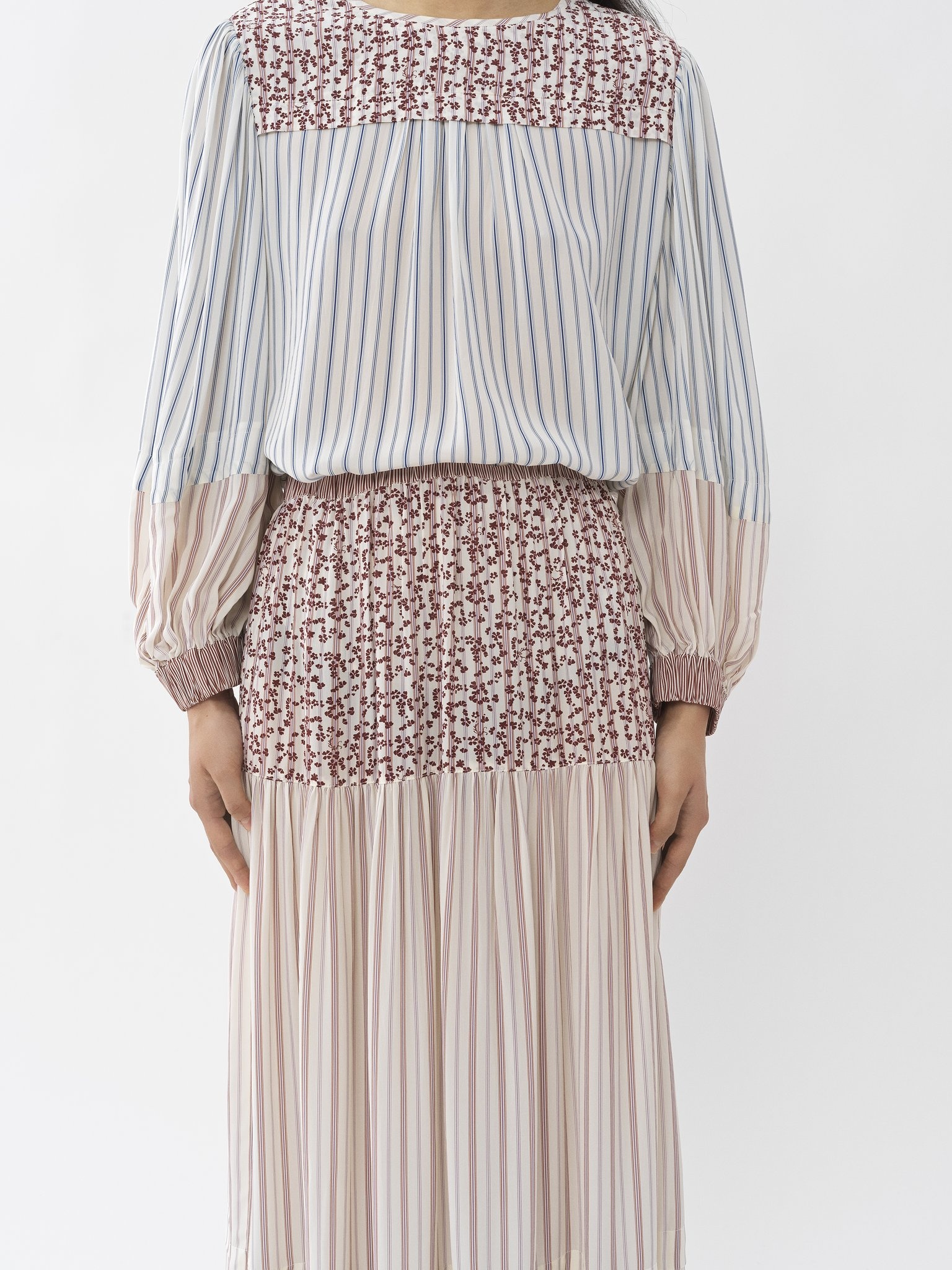 LONG TIERED SKIRT - 5