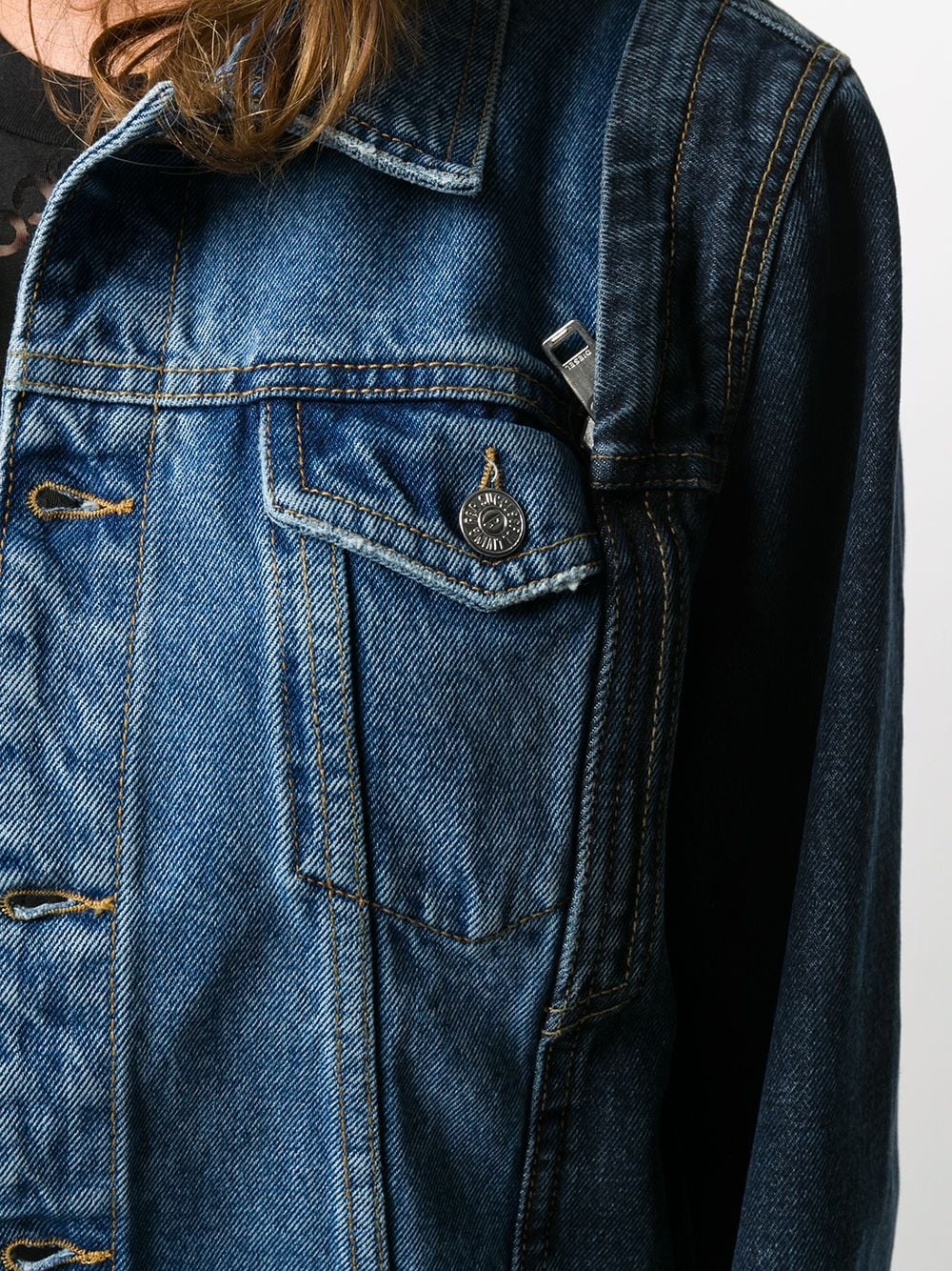 reconstructed denim jacket - 5