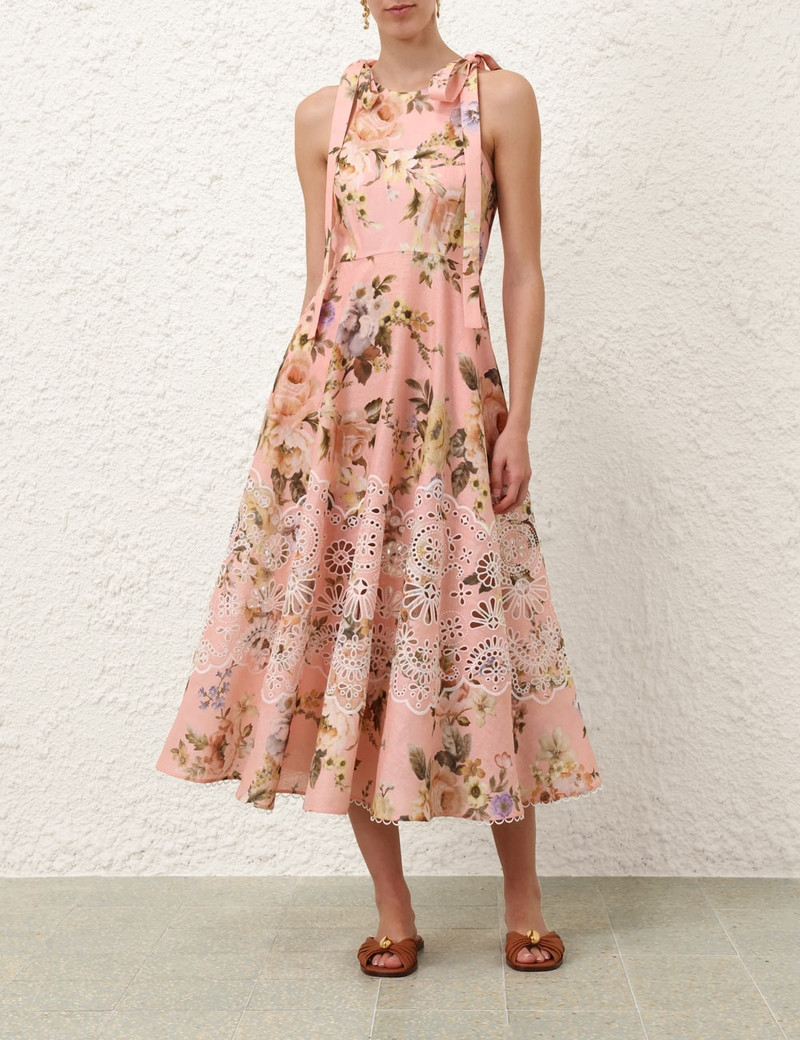 Zimmermann ACACIA BRODERIE MIDI DRESS outlook
